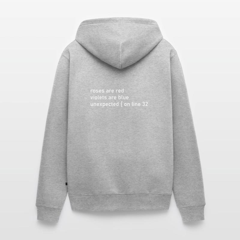 Lustiger Spruch Programmieren Informatiker Coder Unisex Premium Bio Zip Hoodie