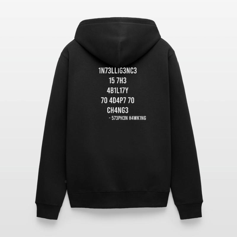 Physics Quote Quote Funny Programming Gift Unisex Premium Organic Zip Hoodie