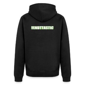 Fendttastic Agriculture Tracteur Agriculteur - Veste à capuche bio Premium Unisexe - noir - Dos - Nico (187cm)