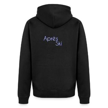 Après ski - Veste à capuche bio Premium Unisexe - noir - Dos - Nico (187cm)