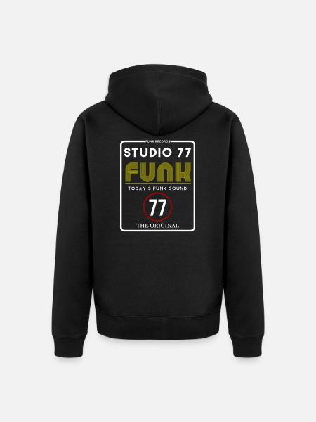 Studio 77 Radio - Unisex Premium Organic Zip Hoodie - black