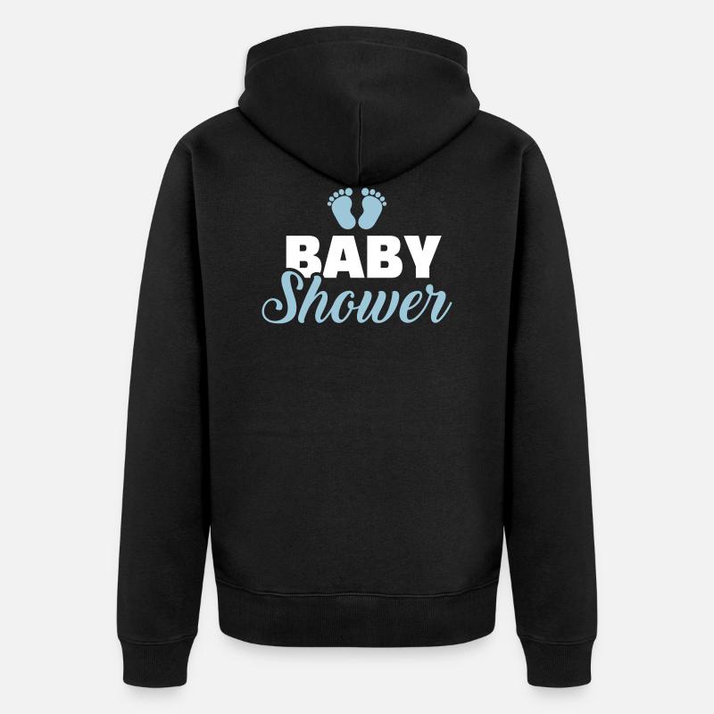 bébé - Veste à capuche bio Premium Unisexe - noir