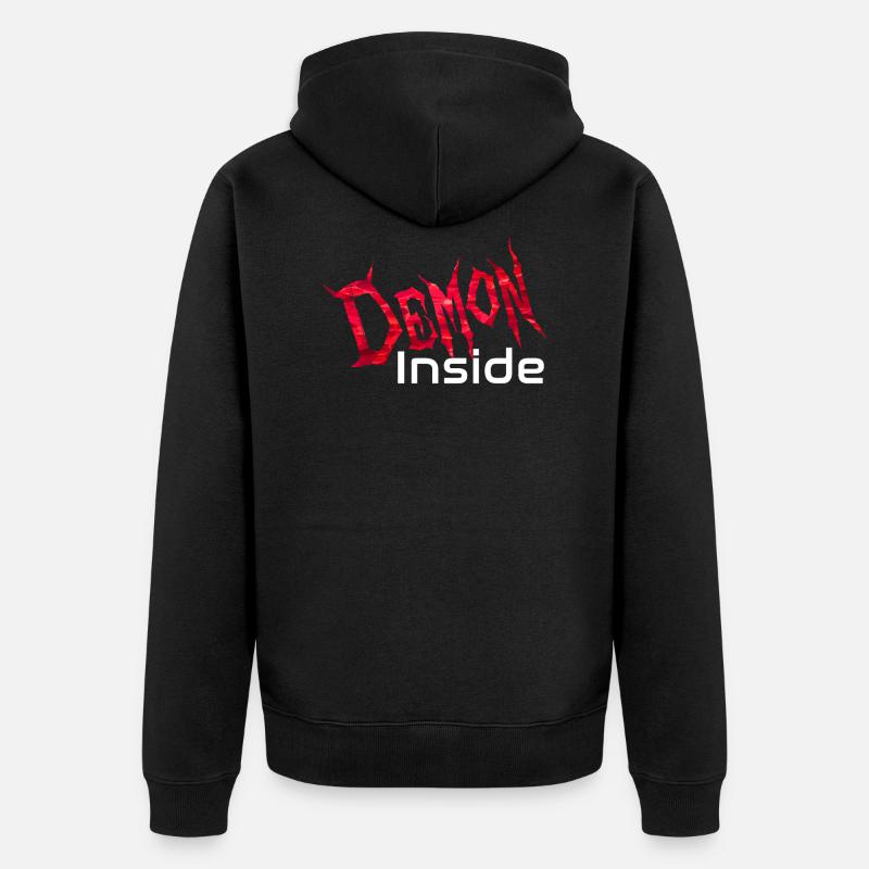 Demon Inside - Veste à capuche bio Premium Unisexe - noir