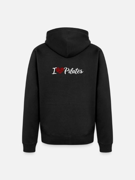 Pilates - Veste à capuche bio Premium Unisexe - noir