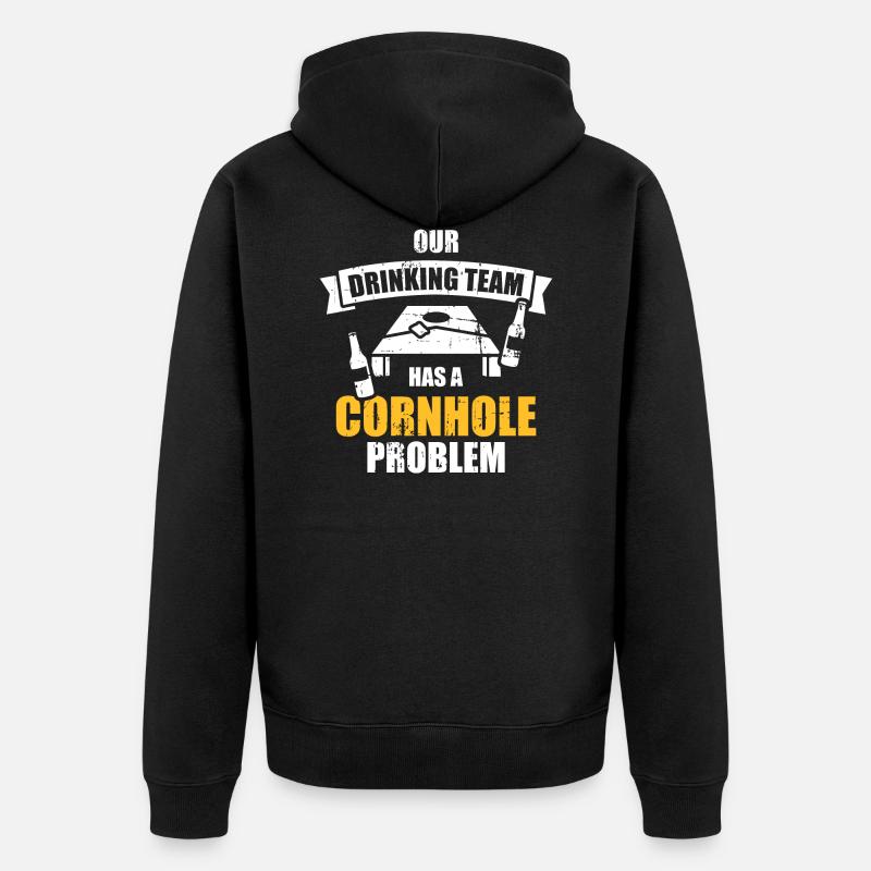 Cornhole - Veste à capuche bio Premium Unisexe - noir