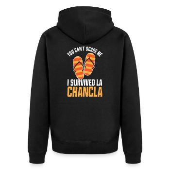 La Chancla Enfant Mexicain Mexique Mère Latina - Veste à capuche bio Premium Unisexe - noir - Dos - Nico (187cm)