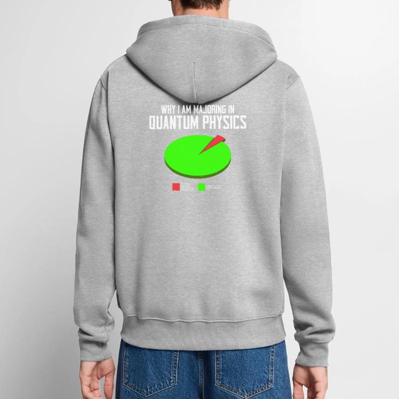 Quantum Physics Physics Physicist science quantum Unisex Premium Organic Zip Hoodie