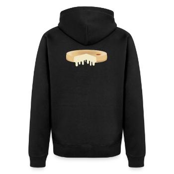 reblochon - Veste à capuche bio Premium Unisexe - noir - Dos - Nico (187cm)