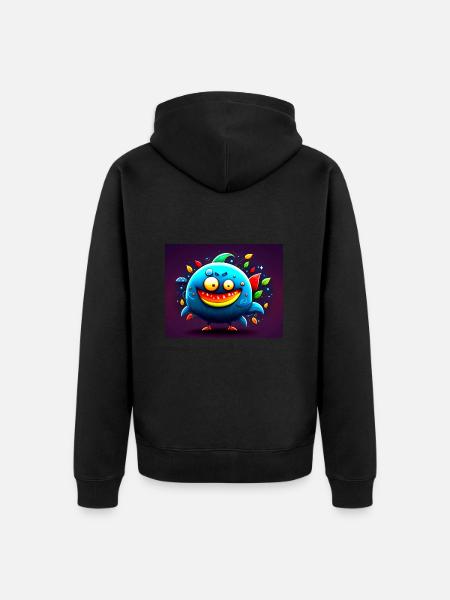 Monster - Unisex Premium Organic Zip Hoodie -