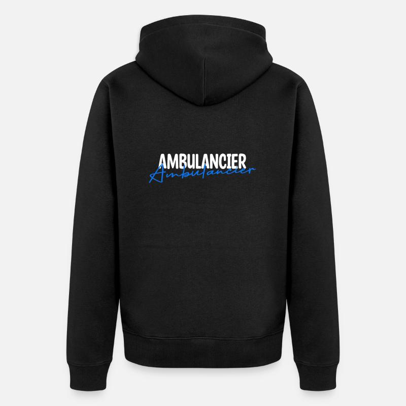 Ambulancier. - Veste à capuche bio Premium Unisexe - noir
