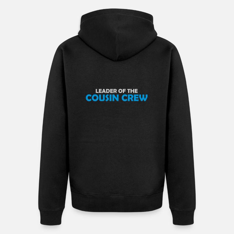 Leader Cousin Crew Team - Veste à capuche bio Premium Unisexe - noir