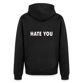 Craftsman Handyman Craft Tool Construction Site - Unisex Premium Organic Zip Hoodie - black - Back - Nico (187cm)