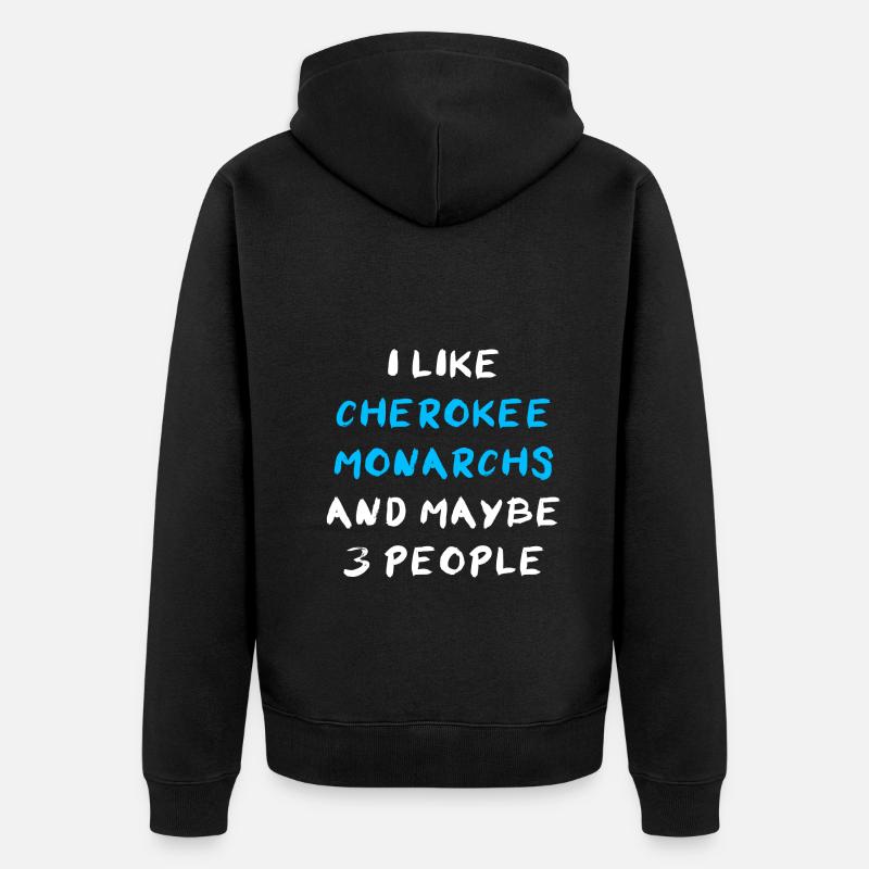 Monarque Cherokee - Veste à capuche bio Premium Unisexe - noir