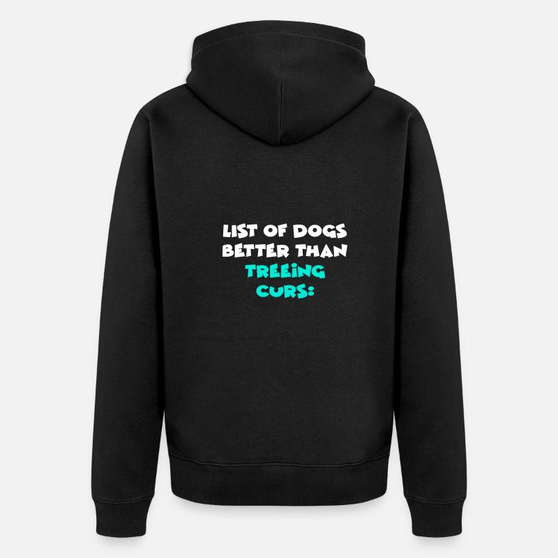 Curs d’arbre - Veste à capuche bio Premium Unisexe - noir