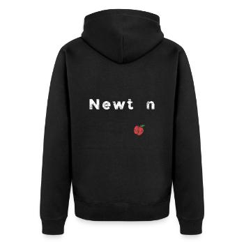 Isaac Newton - Veste à capuche bio Premium Unisexe - noir - Dos - Nico (187cm)