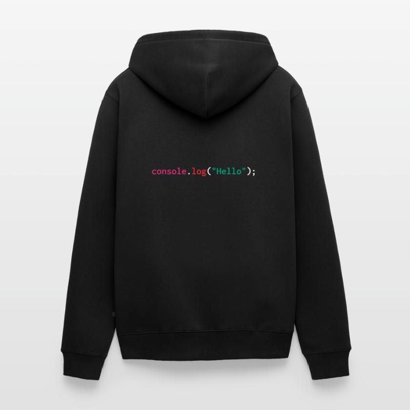 Developer javascript web humor funny Unisex Premium Organic Zip Hoodie