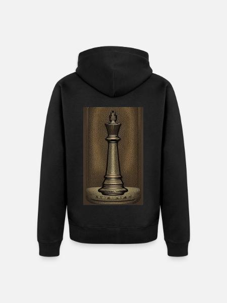 Chess | Chess piece | Chess player - Unisex Premium Organic Zip Hoodie - black