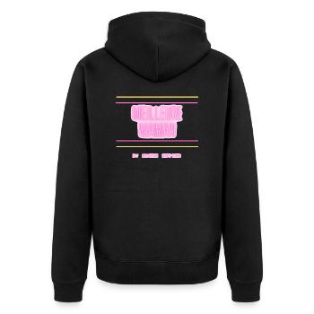 Meilleure MAMAN - Veste à capuche bio Premium Unisexe - noir - Dos - Nico (187cm)