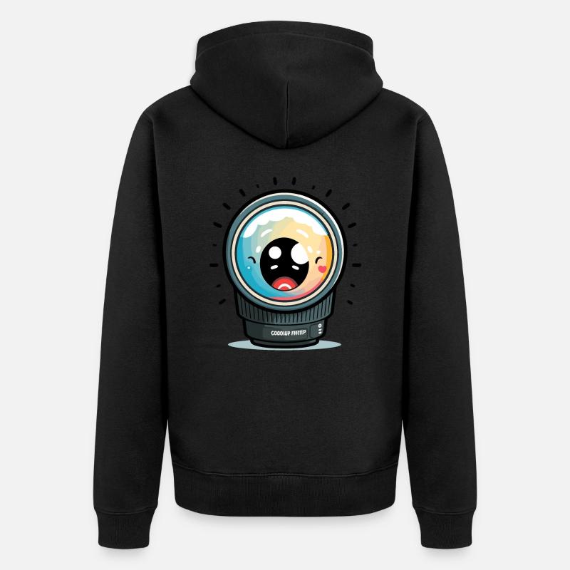 Le Lensman - Veste à capuche bio Premium Unisexe - noir