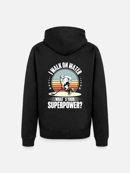 Eishockey Ice Hockey - Unisex Premium Organic Zip Hoodie - black