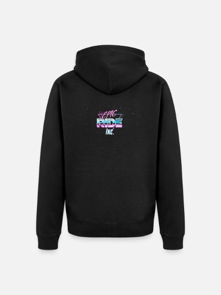 EPIC RIDE INC. - Unisex Premium Bio Zip Hoodie - Schwarz