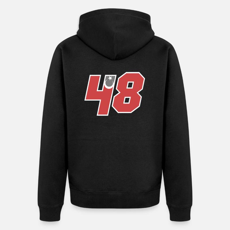 Muğla - Veste à capuche bio Premium Unisexe - noir