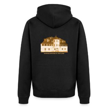 Markneukirchen Vogtland Museum Musical Instruments - Unisex Premium Organic Zip Hoodie - black - Back - Nico (187cm)