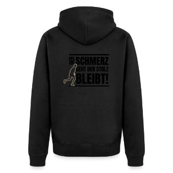 Fußball Football - Veste à capuche bio Premium Unisexe - noir - Dos - Nico (187cm)