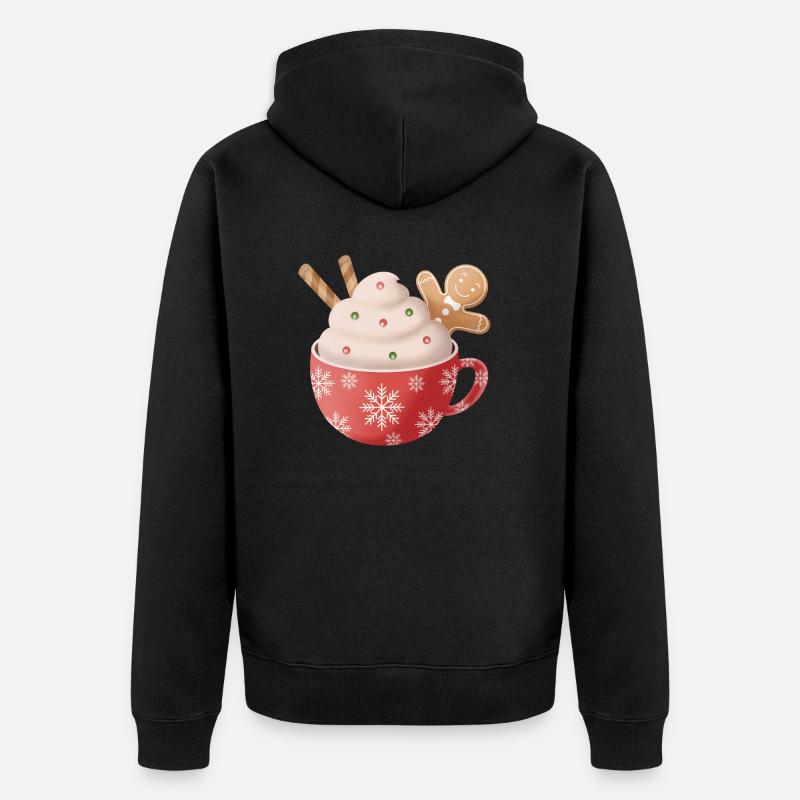 Coupe de Noël - Veste à capuche bio Premium Unisexe - noir