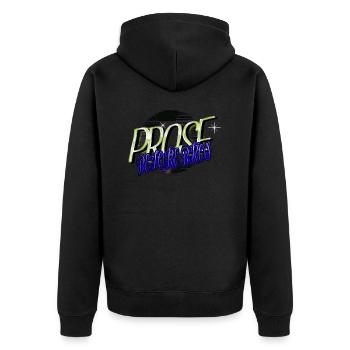 comics present idea better books coffee awesome - Unisex Premium Bio Zip Hoodie - Schwarz - Hinten - Nico (187cm)