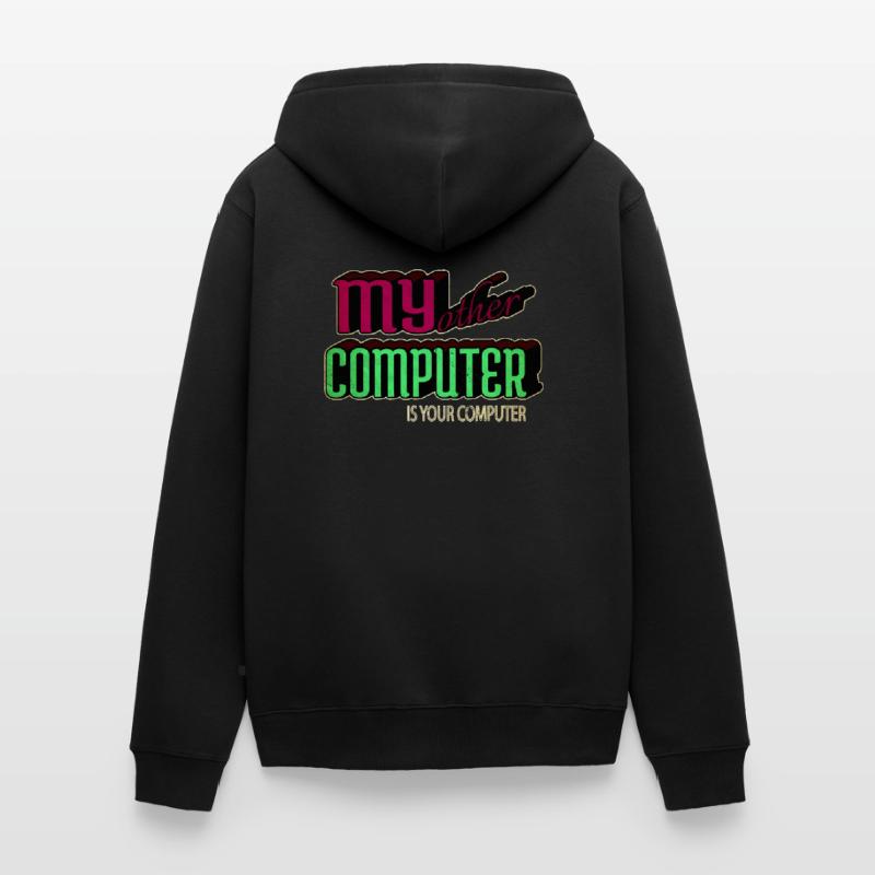 Present Hacking Coding Hacking Computer Unisex Premium Organic Zip Hoodie