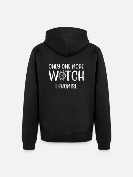 Watch Collector Watch Watchmaker - Unisex Premium Organic Zip Hoodie - black