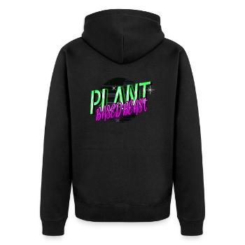 Go Vegan Veggie Vegan Meal Cool Pro Vegan - Veste à capuche bio Premium Unisexe - noir - Dos - Nico (187cm)