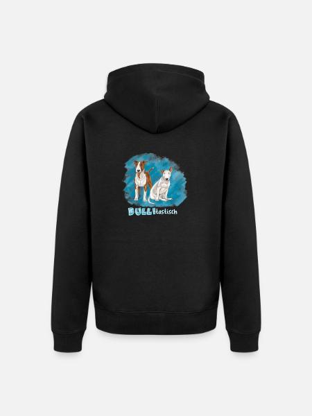 Bulitastisch - Unisex Premium Bio Zip Hoodie - Schwarz