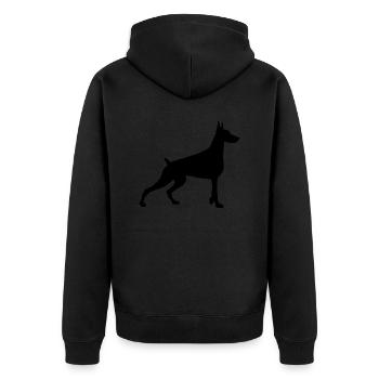 Chien Hund - Veste à capuche bio Premium Unisexe - noir - Dos - Nico (187cm)