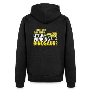 Léopard Gecko Lézard Reptiles Herpétologiste - Veste à capuche bio Premium Unisexe - noir - Dos - Nico (187cm)
