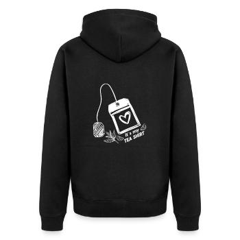 It’s A Tea Shirt Tea Gifts Slogan amusant - Veste à capuche bio Premium Unisexe - noir - Dos - Nico (187cm)
