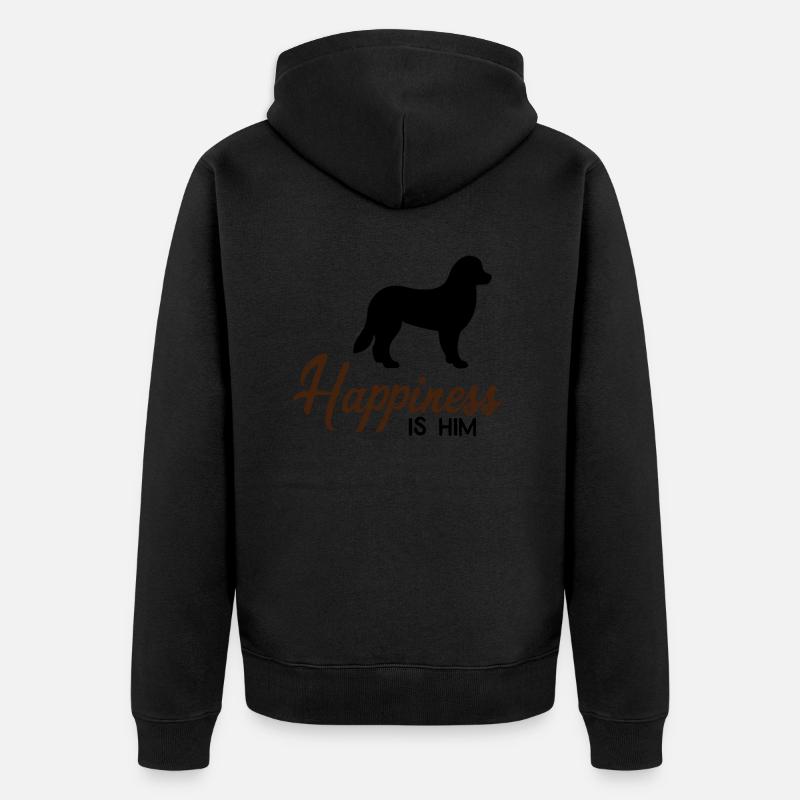 Bouvier bernois - Veste à capuche bio Premium Unisexe - noir