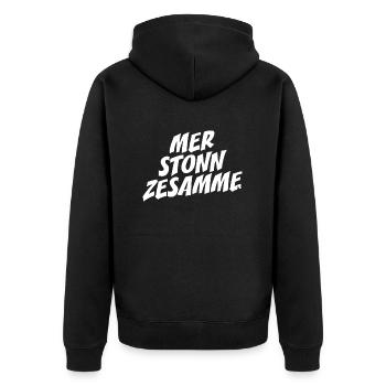 Cologne Mer Stonn Zesamme Dom Karneval Kölsch Kölner - Veste à capuche bio Premium Unisexe - noir - Dos - Nico (187cm)