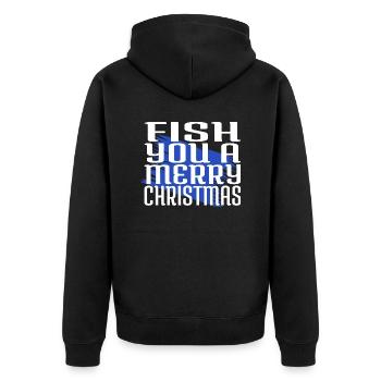 Beards Bahamas Beach Beard Gang Comic Funny - Unisex Premium Organic Zip Hoodie - black - Back - Nico (187cm)