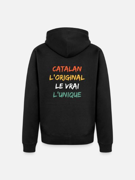 Catalan 3 - Veste à capuche bio Premium Unisexe - noir