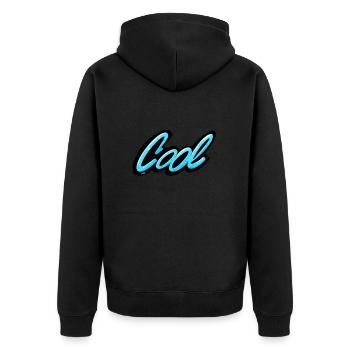 Cool - Graffiti - Veste à capuche bio Premium Unisexe - noir - Dos - Nico (187cm)