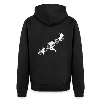Handball Club Handball Joueur Handball Handball Joueur - Veste à capuche bio Premium Unisexe - noir - Dos - Nico (187cm)