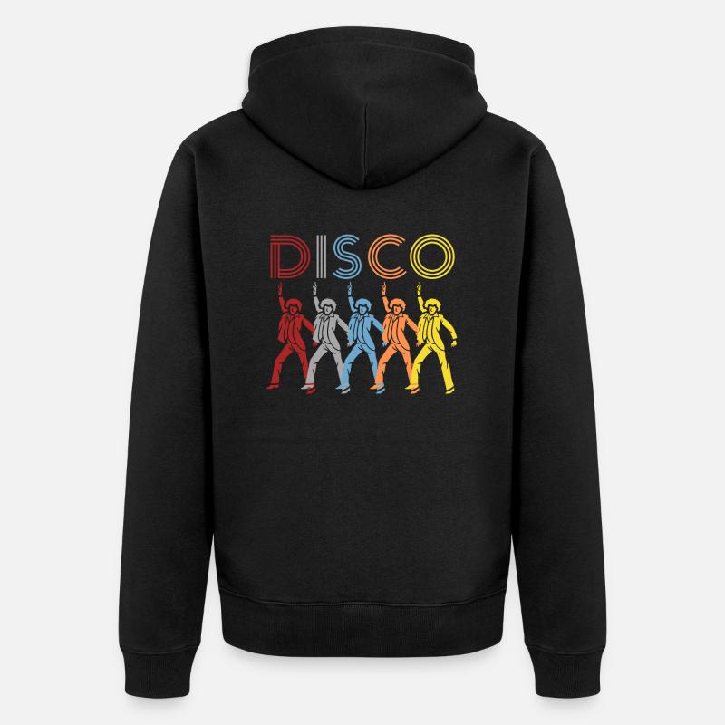 Discothèque - Veste à capuche bio Premium Unisexe - noir
