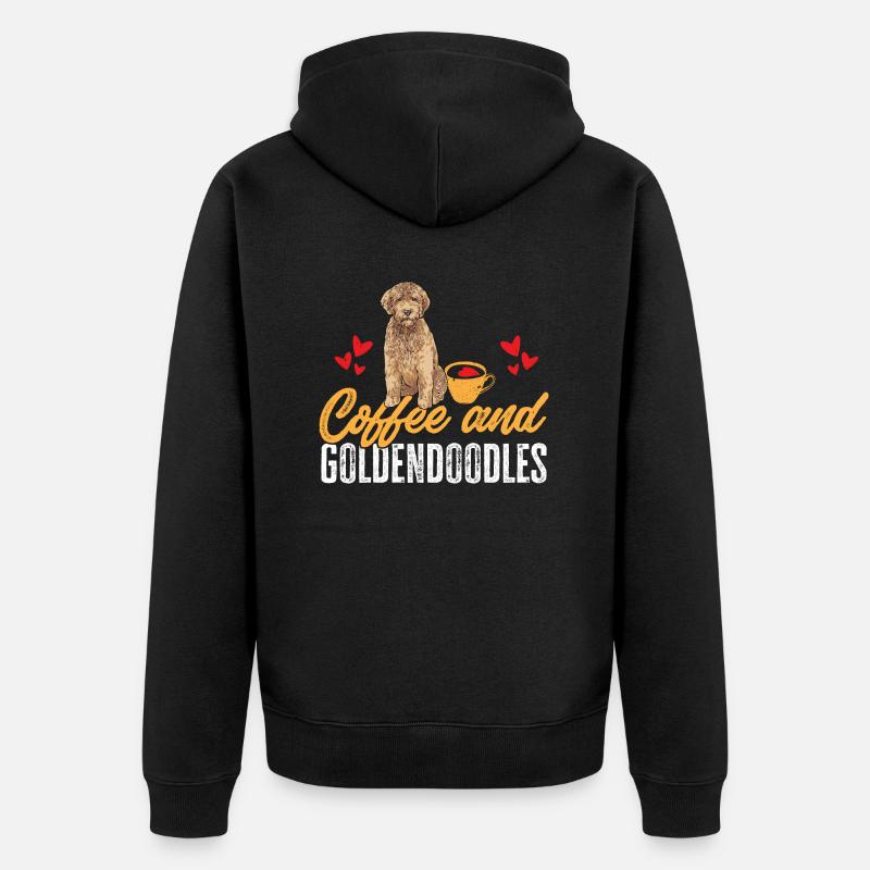 Goldendoodle Doodle Chien - Veste à capuche bio Premium Unisexe - noir