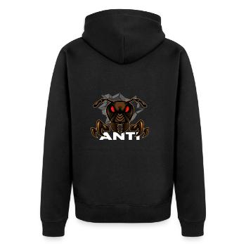 Fourmi colonie de fourmis feu ant"anti » - Veste à capuche bio Premium Unisexe - noir - Dos - Nico (187cm)