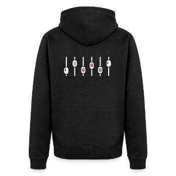 1988 Anniversaire Ingénieur du son DJ Disco - Veste à capuche bio Premium Unisexe - noir - Dos - Nico (187cm)