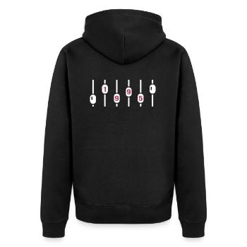 1995 Anniversaire Ingénieur du son DJ Disco - Veste à capuche bio Premium Unisexe - noir - Dos - Nico (187cm)