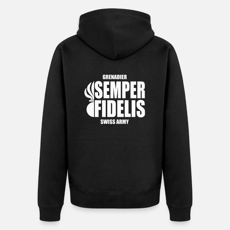 Grenadier - Veste à capuche bio Premium Unisexe - noir