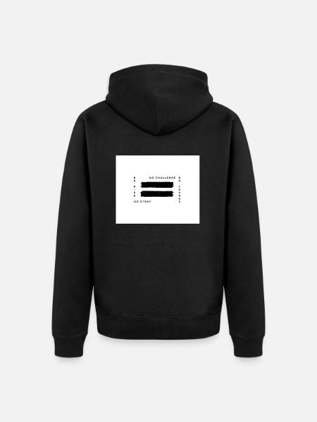 Be the change - Unisex Premium Organic Zip Hoodie - black